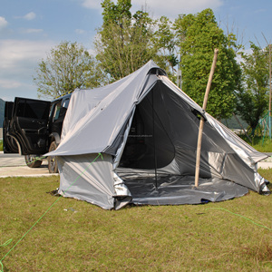 Tenda mongolo posteriore per auto da 8 persone stile <span class=keywords><strong>Tepee</strong></span> per stufa posteriore tenda per auto Yurt - Product Image 5