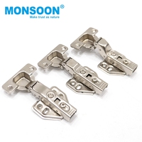 Bisagras para muebles charnière en acier dissimulée charnière à clip cachée charnières hydrauliques armoire à fermeture souple charnières d'armoire de cuisine