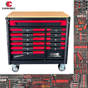 EverForce OBM 12-<b>Drawer</b> Tool <b>Trolley</b> Customizable Metal Hardware Cabinets for Home & Auto Repair OEM Supported Workshop Use EF-2 - Product Image 3