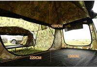 Tente de Camping imperméable pliable pour une personne, lit de couchage, pour l'extérieur, randonnée, au-dessus du sol