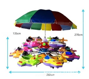 Offre Spéciale : Manège Carré Extérieur pour Enfants, Équipement d'Amusement Rotatif en Forme d'Avion, Carrousels pour Enfants - Product Image 2