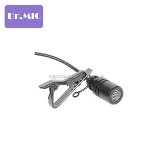 Micrófono <span class=keywords><strong>de</strong></span> <span class=keywords><strong>Solapa</strong></span> <span class=keywords><strong>de</strong></span> Color Negro <span class=keywords><strong>con</strong></span> Cable <span class=keywords><strong>de</strong></span> 1m, Personalizable, <span class=keywords><strong>de</strong></span> Condensador, Estilo Lavalier, para Guías Turísticos al Aire Libre - Product Image 3