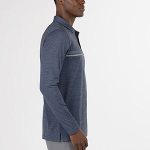 Personalizada UV Hombres Transpirable Golf Gimnasio Deporte Poliéster Spandex Manga Larga Golf Camisetas - Product Image 4