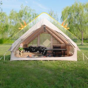Maßgeschneidertes Automatisches Aufblasbares Firstzelt „Cabin“ für Outdoor-Camping, 12㎡, klassisches Oxford-Gewebe, für Vier Jahreszeiten, UV-beständig - Product Image 2