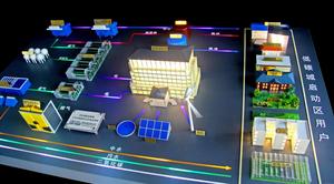Maquette de table de sable de parc énergétique renouvelable à grande échelle avec effets de <span class=keywords><strong>simulation</strong></span> dynamique - Product Image 3