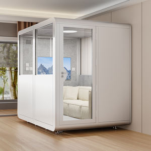 Cabina de reunión de oficina silenciosa insonorizada, cabina de teléfono con aislamiento de ruido, cabinas de <span class=keywords><strong>estudio</strong></span> de grabación - Product Image 3