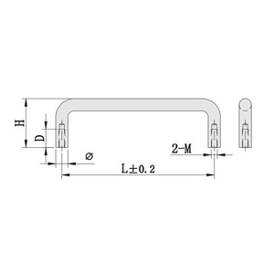 Minhui Mwre Stainless Steel U Shape Handle A-1111S For Industrial Equipment - Product Image 1