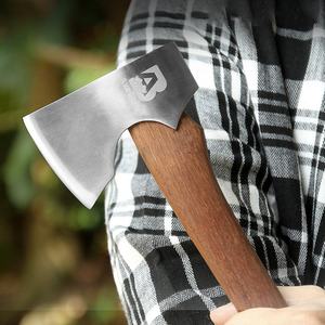 Couteau tactique de survie à lame fixe en acier inoxydable personnalisable, manche en bois, OEM, pour la chasse, l'industrie, le bricolage, droit - Product Image 2