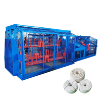 High Speed 3/4 Strand Twisted PP PE Nylon Cotton hemp paper gold plastic rope spooling machine