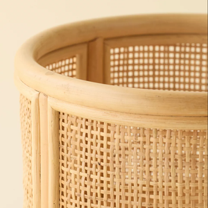 Maceta de ratán hecha a mano, maceta tejida de estilo bohemio sostenible, Material Natural, diseño Vintage para jardín doméstico, venta al por mayor de Vietnam - Product Image 2