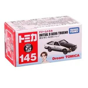 Dream Tomicaโลหะผสมรุ่นของเล่นรถเริ่มต้นD Toyota AE86 Trueno D Iecastรถกีฬาเด็กของขวัญD Iecastรุ่นรถยานพาหนะของเล่น