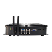 En stock EGLOBAL mini pc i5 8250U 6COM pos máquina NUC mini pc VGA LAN Win10 PC industrial sin ventilador