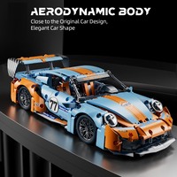 Prix de gros 975 pièces 1:14 Ensemble de construction de voiture de course STEM CPSIA, Cadeaux créatifs télécommandés pour enfants