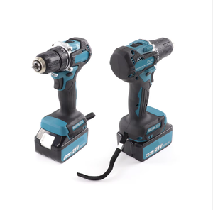 Kit d'Outils Industriels Professionnels sans Fil 4-en-1 avec Batterie Li-ion Comprenant Perceuse Meuleuse d'Angle <span class=keywords><strong>Marteau</strong></span> Clé Vente en Gros - Product Image 6