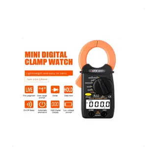 (High Quality) Portable VICTOR VC6017 LCD 3 1/2 Digital Clamp Meter Multimeter VC6017 Digital Ammeter 0.01A-500A