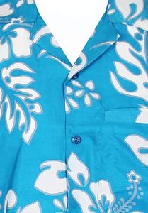 ハワイアンシャツフル印刷花柄カスタマイズデザインボタンアップクイックドライ男性ハワイアンシャツ - Product Image 3