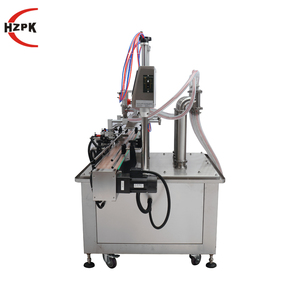 HZPK Automatic <b>Liquid</b> Filling Machine Water Jar Can Beverage Juice <b>Coffee</b> Detergent Pneumatic Oil Lotion Bottle Filling Machine - Product Image 5
