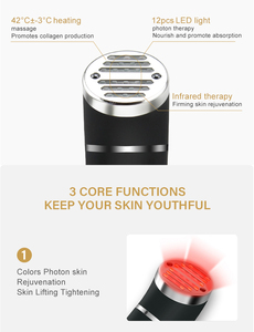 Nhà sử dụng đèn đỏ collagen tăng công cụ chăm sóc da đa chức năng công cụ làm đẹp chống tuổi máy trên khuôn mặt - Product Image 4