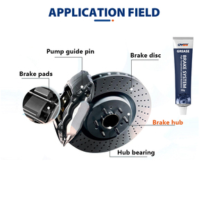 Hệ thống phanh bảo trì bôi trơn dầu mỡ, má phanh, chống nắm bắt Đồng mỡ dán, Bao bì nhỏ, đồng Graphite - Product Image 2