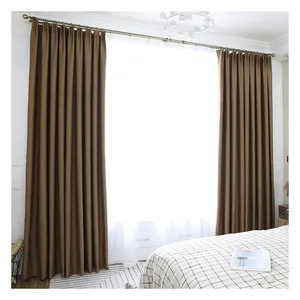 Innermor elegant Blackout Curtain For bedroom Solid modern Curtains for living room Home Decor Drapes Ready Made