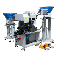 QC1805A machine de poinçonnage électrique à deux têtes pour rideaux, œillets et œillets