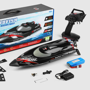 WLtoys <span class=keywords><strong>WL916</strong></span> RC barco 2,4 Ghz 55 KM/H sin escobillas de alta velocidad modelo de barco de carreras Control remoto lancha niños RC Juguetes - Product Image 1