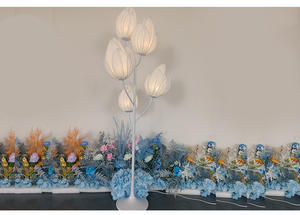 Accesorios de boda, <span class=keywords><strong>9</strong></span> cabezas, Magnolia, hierro, elástico, boda, evento, fiesta, creativo, otras decoraciones de boda - Product Image 6