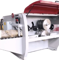 Scie à panneaux horizontale économique et efficace, modèle 50, à moteur 380V, pour la découpe de métaux et le sciage de bois rond multi-lames