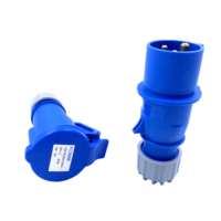 Prises CEE monophasées 3 broches mâle/femelle, norme industrielle IEC 60309, 230V 16A, IP44