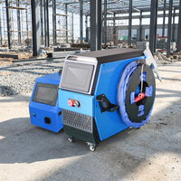 Soudeuse laser refroidie par air 37 kg 4-en-1 portable, machine de nettoyage et de soudage laser à fibre pour métaux