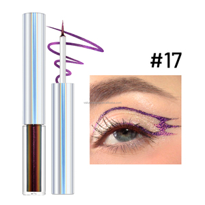 <span class=keywords><strong>Crayon</strong></span> Eyeliner Liquide Multichrome Métallique Coloré Vegan Longue Durée Imperméable en Gros - Product Image 2