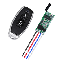 Módulo Transmisor Receptor Universal de Código de Aprendizaje 315MHz 433MHz DC 3V 30V Placa de Control Mini LED de Canal Único