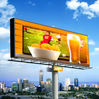 Lecede Full Color HD Seamless LED Video Wall Display Publicidad exterior con calificación IP65 para uso en tiendas minoristas
