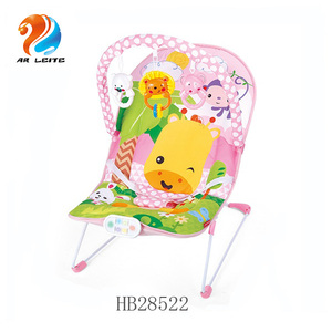 2020 nueva llegada precio barato bebé gorila bebé cama de la música del bebé silla mecedora con luz - Product Image 3