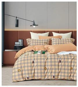 100% Cotton <strong>Satin</strong> Wholesale Luxury Bedding <strong>Set</strong> 4 Pcs <strong>Duvet</strong> Cover Bed Sheet Pillow Case Bedding <strong>Set</strong> - Product Image 5