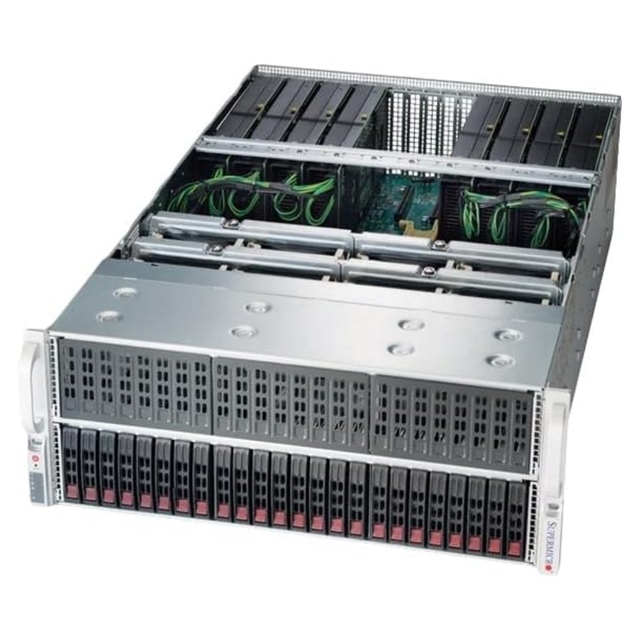 Hot Sale Used Supermicro SuperServer 4028GR-TRT Barebone System 4U Rack Serverm Intel C612 Chipset Dual socket Server