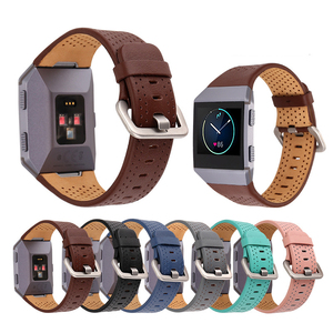 Correa de Reloj de Cuero Genuino Win-Win para <span class=keywords><strong>Fitbit</strong></span> <span class=keywords><strong>Ionic</strong></span>, Correa de Repuesto - Product Image 1