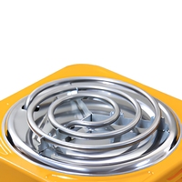 Plaque chauffante électrique portable en acier inoxydable allemand 1000W/2000W, cuisinière à serpentin pour la maison, le dortoir, le camping-car et le camping