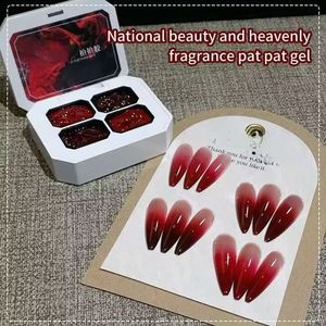 ขายส่งอุปกรณ์ทำเล็บสีแดง แพทแพท เจลเพ้นท์เล็บ ยูวีเจล ยาทาเล็บ - Product Image 2