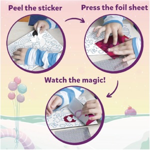 Tự làm hoạt động sáng tạo EVA Sticker lá nghệ thuật <span class=keywords><strong>Scratch</strong></span> thẻ sơn thủ công Kit cho trẻ em - Product Image 4