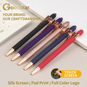 <span class=keywords><strong>Stylo</strong></span> <span class=keywords><strong>Bille</strong></span> Métallique 2-en-1 de Luxe à Encre Fluide, Finition Noire Mate, MOQ Flexible, Idéal pour Événements Corporatifs et Sportifs - Product Image 4