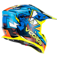 Casco adulto ATV Dirt Bike, H637 casco da moto adulto fuoristrada casco Motocross per Unisex-adulto, DOT & ECE certificazione