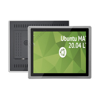 21.5 ordinateurs industriels étanches IP68 1037u Mini PC x86 sans ventilateur véhicule médical intégré Quad Core Ubuntu panneau tablette PC