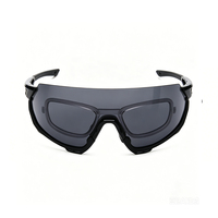 Lunettes de sport cyclisme semi-cerclées TR90 PC UV400 anti-buée légères avec plaquettes nasales ajustables et insert optique – Randonnée, OEM personnalisé