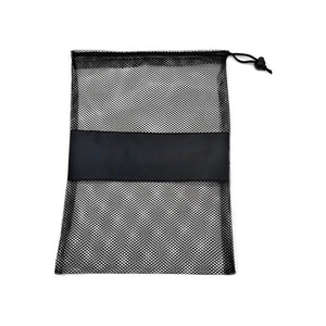 Bolsa de malla de nailon con logotipo personalizado al por mayor, bolsa de malla de embalaje de poliéster con cordón, promoción, regalo barato, bolsas de malla para lavandería - Product Image 1
