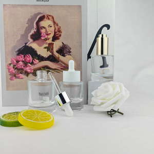 Flacon compte-gouttes en verre transparent pour huiles essentielles 5ml 10ml 15ml 20ml 30ml 50ml 100ml, flacon compte-gouttes en verre pour sérum et huile capillaire - Product Image 2