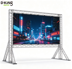 Écran LED intérieur/extérieur P1.9 P2.6 P3.9 P4.81 500x500mm, couleur pleine, haute fréquence de rafraîchissement, boîtier en aluminium moulé sous pression à verrouillage rapide pour les États-Unis - Product Image 1