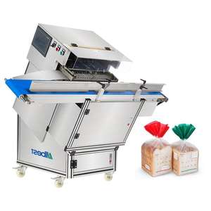 Machine d'emballage automatique PLC pour bonbons mous, sucettes, pains plats et pains torsadés avec attache de type Twist Tie - Product Image 2