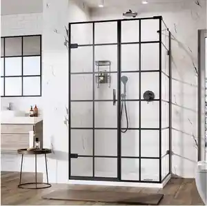 Bath Indoor portable shower cabin shower enclosure for house use with tempered glass Made in China