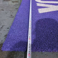 Mehrfarbiger Hochwertiger Maßgefertigter Logo-Schlittenrasen 15MM Flor Langlebiges PE-Material Maßgefertigter Schlittentrainer-Rasen für Fitnesstraining